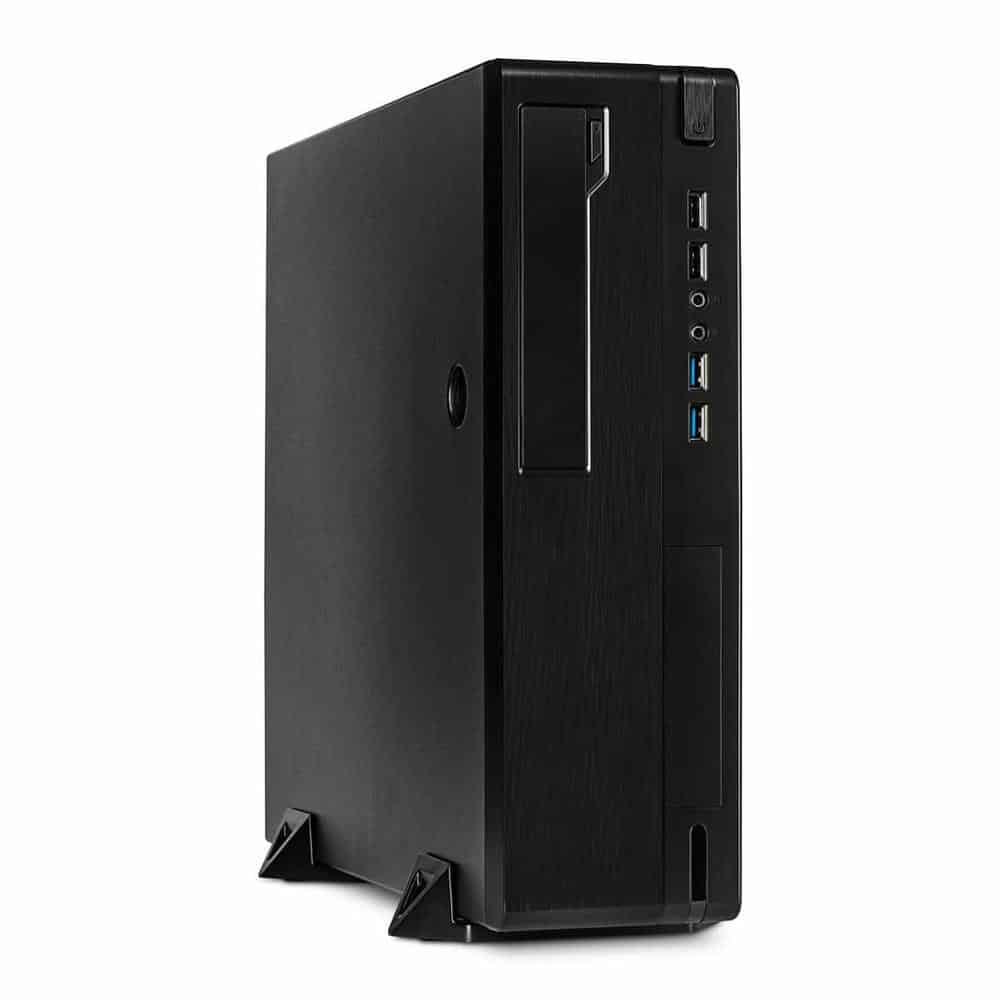 Inter-Tech IT-502 MicroTX Mini Desktop-Tower micro-ATX Case, Supports 1x 60mm Fans, USB 3.0 TFX